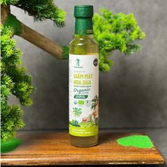 Giấm Mật Hoa Dừa Organic Sokfarm 265ml - Hỗ Trợ Tiêu Hóa, Giàu Khoáng Chất và Enzyme, 100% Tự Nhiên, Không Biến Đổi Gen