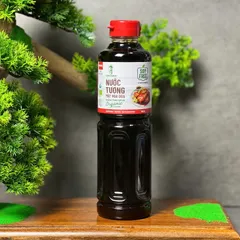 Nước Tương Mật Hoa Dừa Organic Sokfarm (500ml, 1 lít) - Ít Muối, Không Đậu Nành, Hữu Cơ, Thơm Ngon, Chăm Sóc Sức Khỏe