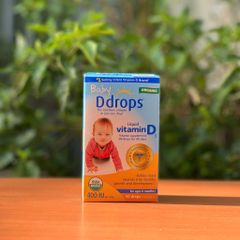 Vitamin D3 Baby Ddrops 400 IU - Vitamin D Chất Lỏng Cho Bé (90 Giọt) Tăng Cường Sức Khỏe Xương - Nhập Khẩu Chính Ngạch từ Canada
