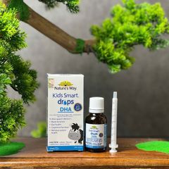 Nature's Way Kids Smart Drops DHA 20ml - Bổ sung DHA và EPA cho não bộ, mắt, hệ thần kinh, hàng nhập khẩu Úc chính ngạch
