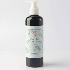 Sữa Tắm Khổ Qua Mù U Escoco 250ml & 500ml - Chăm Sóc Da Thiên Nhiên, Diệt Khuẩn, Dưỡng Ẩm, Cho Trẻ Em và Người Lớn
