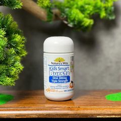 Nature's Way Kids Smart Bursts DHA 300mg - Bổ não và tăng cường trí nhớ cho trẻ - Hỗ trợ nhận thức (50 viên)