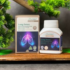 Viên Uống Bổ Phổi Vitatree Lung Detox - Thải Độc Phổi, Tăng Cường Sức Đề Kháng (60 Viên) Nhập Khẩu Chính Ngạch Australia
