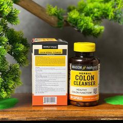 Viên Uống Thải Độc Đại Tràng Mason Colon Herbal Cleanser - Hỗ Trợ Tiêu Hóa, Bổ Sung Chất Xơ (60/100 Viên)