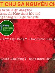 Bộ Vật Phẩm Phong Thủy Hùng Hoàng - Chu Sa, Thần Sa (20g/20g/50g) - Tăng Cường Tài Lộc, Sức Khỏe, May Mắn