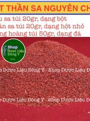 Bộ Vật Phẩm Phong Thủy Hùng Hoàng - Chu Sa, Thần Sa (20g/20g/50g) - Tăng Cường Tài Lộc, Sức Khỏe, May Mắn