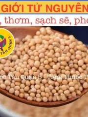 Bạch Giới Tử 100g - Hạt Cải Trắng Hỗ Trợ Giảm Khó Thở, Đờm Nhiều - Thảo Dược Đông Y Chất Lượng Cao