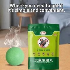 Băng Phiến Đuổi Chuột Hiệu Quả (1 Gói 10 Viên) - An Toàn, Từ Thiên Nhiên, Giải Pháp Đuổi Chuột Trong Nhà, Không Độc Hại
