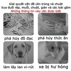 Băng Phiến Đuổi Chuột Hiệu Quả (1 Gói 10 Viên) - An Toàn, Từ Thiên Nhiên, Giải Pháp Đuổi Chuột Trong Nhà, Không Độc Hại