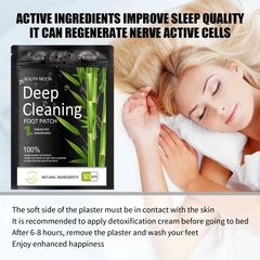 Hộp 10 Miếng Dán Chân Giải Độc Gan Nhật Bản Deep Cleaning Foot Patch - Thải Độc, Thư Giãn & Chăm Sóc Sức Khỏe Đôi Chân