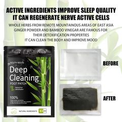 Hộp 10 Miếng Dán Chân Giải Độc Gan Nhật Bản Deep Cleaning Foot Patch - Thải Độc, Thư Giãn & Chăm Sóc Sức Khỏe Đôi Chân