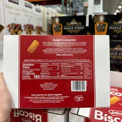 Bánh Quy Lotus Biscoff Gói Lớn 1KG (4 Hộp) - Hương Vị Quyến Rũ Từ Châu Âu, Hoàn Hảo Cho Tiệc Tùng Và Quà Tặng