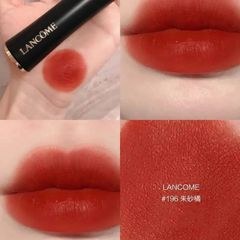 Son Lancôme L’absolu Rouge Drama Matte 196 - Son Môi Đỏ Đất Chính Hãng Pháp, Chất Son Mịn Màng, Độ Bám Màu Lâu Trôi, Quà Tặng Tuyệt Vời