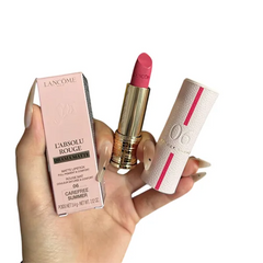 Son Lancôme Absolute Perfect Velvet Matte 06 Carefree Summer - Son Môi Hồng Sen Cao Cấp Giới Hạn, Dưỡng Ẩm, Độ Bền Lâu