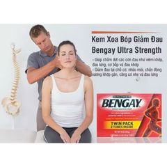 Kem Xoa Bóp Giảm Đau Nhức BENGAY Ultra Strength 113g - Hàng Nhập Khẩu Mỹ, Hiệu Quả Nhanh Chóng cho Người Già và Vận Động Viên