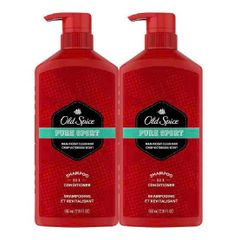 Dầu Gội & Xả Old Spice 2in1 Pure Sport 650ml - Sản Phẩm Chăm Sóc Tóc Nam, Hương Thơm Lâu, Tiện Lợi Cho Người Thể Thao