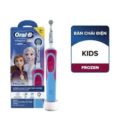 Bàn chải điện Oral-B Vitality Kids cho bé gái - Thiết kế đáng yêu, công nghệ làm sạch 2D hiệu quả, khuyến khích thói quen chăm sóc răng miệng