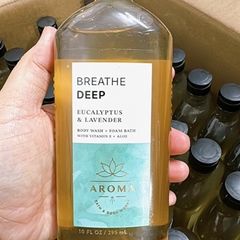 Gel tắm Bath & Body Works Breathe Deep 295ml - Sản phẩm dịu nhẹ giúp thư giãn và làm sạch da từ thiên nhiên, hương thơm dễ chịu