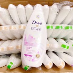 Sữa tắm Dove Chiết Xuất Hoa Sen 750ml - Dưỡng Ẩm, Làm Mềm Da, Thư Giãn Tinh Thần, Phù Hợp Với Da Nhạy Cảm