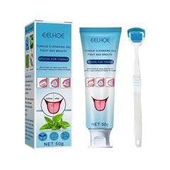 Bộ Cọ & Gel Làm Sạch Lưỡi Dành Cho Người Lớn - Hỗ Trợ Giảm Hôi Miệng, Tươi Mát Hơi Thở, Giải Pháp Chăm Sóc Răng Miệng Hiệu Quả
