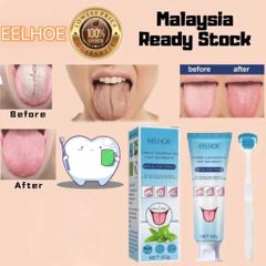 Bộ Cọ & Gel Làm Sạch Lưỡi Dành Cho Người Lớn - Hỗ Trợ Giảm Hôi Miệng, Tươi Mát Hơi Thở, Giải Pháp Chăm Sóc Răng Miệng Hiệu Quả
