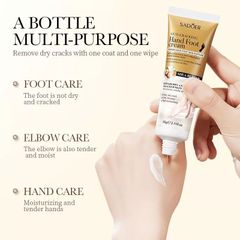 Kem Nứt Gót Chân Dưỡng Ẩm 60g - Chống Nứt Nẻ, Làm Mềm Da Gót Chân Khô Ráp, Phù Hợp Cho Người Đi Lại Nhiều