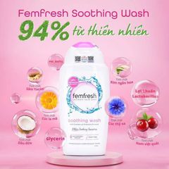 Dung dịch vệ sinh Femfresh Intimate Skin Care Soothing Wash 250ml