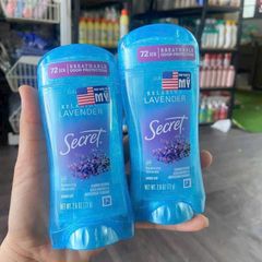 Gel Khử Mùi Secret Luxe Lavender 73g - Oải Hương Thư Giãn, Khử Mùi Hiệu Quả, Dạng Gel Tiện Lợi, Không Gây Kích Ứng Da