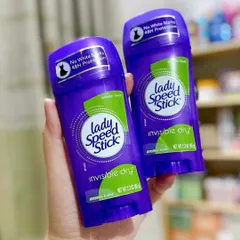 Lăn Khử Mùi Lady Speed Stick Powder Fresh 65g – Hương Phấn Xanh Lá Tươi Mát, Ngăn Mùi Hiệu Quả Suốt Ngày