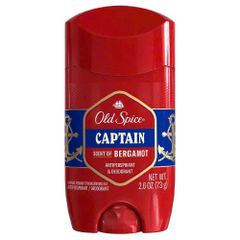 Lăn Khử Mùi Old Spice Captain Bravery & Bergamot 73g - Hương Cam Bergamot Tươi Mát Cho Phái Mạnh, Khử Mùi Hiệu Quả, Tự Tin Suốt Ngày