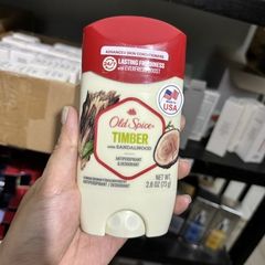 Sáp Lăn Khử Mùi Old Spice Timber 73g - Hương Gỗ Tuyết Tùng Nam Tính, Đem Lại Sự Tự Tin Suốt Ngày