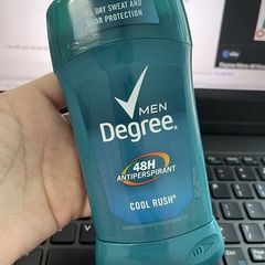Lăn Khử Mùi Degree Men Cool Rush 48H 76g - Tươi Mát, Lạnh Lẽo Dành Cho Nam Giới, Bảo Vệ Suốt Ngày, Hương Thơm Tự Nhiên