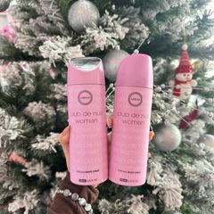 Xịt Khử Mùi Armaf Club De Nuit Body Spray Cho Nữ 200ml - Hương Thơm Quyến Rũ, Sang Trọng, Tiện Lợi, Lưu Hương Lâu Dài