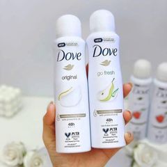 Xịt khử mùi Dove Original 48H 150ml – nắp trắng