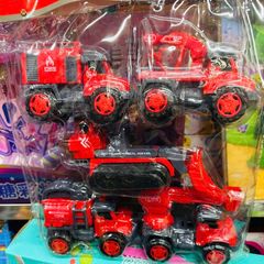 Bộ đồ chơi 5 chiếc xe ô tô cứu hỏa chạy bằng đà 753