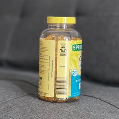 Viên Uống Omega-3 Spring Valley 2000mg Hỗ Trợ Tim Mạch, Não Bộ, Thị Lực, Xương Khớp - 180 Viên Mỹ