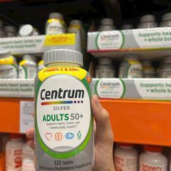 Vitamin Tổng Hợp Centrum Silver Dành Cho Người Trên 50 Tuổi - Hỗ Trợ Sức Khỏe Tim, Não, Xương Khớp - Nhập Khẩu Mỹ