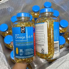 Viên uống Omega 369 Member's Mark 300 viên - Hỗ trợ sức khỏe tim mạch và cải thiện trí nhớ