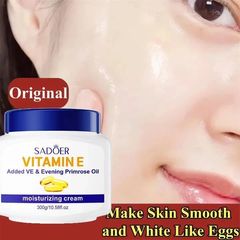 Kem Dưỡng Ẩm Trắng Da Vitamin E Cream 300g - Phục Hồi Da Khô, Nứt Nẻ, Tăng Cường Độ Ẩm, Làm Sáng Da và Chống Lão Hóa