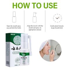 Xịt Chống Sâu Răng Toothache Spray 20ml - Ngừa Sâu Răng, Hôi Miệng, Giảm Ê Buốt, Bảo Vệ Men Răng, Dưỡng Ẩm Khoang Miệng