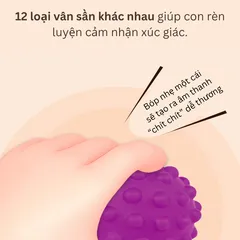 Hộp Thả Bóng Cầu Vồng Montessori Seseele - Đồ Chơi Giáo Dục Phát Triển Kỹ Năng Nhận Thức Cho Bé, Bóng Sillicon An Toàn