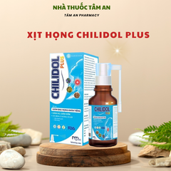 Xịt Họng Chilidol Plus 30ml - Giảm Ho, Đờm, Đau Họng, Khàn Tiếng - Sản Phẩm Cho Trẻ Em Từ 1 Tuổi Trở Lên