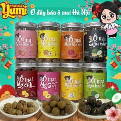 Ô Mai Hà Nội Ngọt Ngào - Các Loại Chua Cay Mặn Ngọt Yumi, Đồ Ăn Vặt Tuổi Thơ, Chất Lượng Cao, Bảo Đảm Vệ Sinh