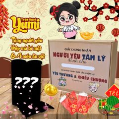 Hộp Mù Bí Mật Yumi - Set Quà Tặng Người Yêu 6-9 Món Ăn Vặt Bất Ngờ, Kỉ Niệm Cho Các Cặp Đôi