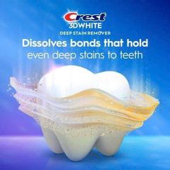 Kem đánh răng Crest 3D Brilliance - Tẩy trắng sâu vết ố hiệu quả, hương bạc hà tươi mát, an toàn cho men răng, sản phẩm từ Mỹ