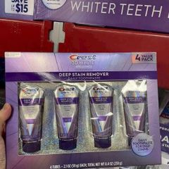 Kem đánh răng Crest 3D Brilliance - Tẩy trắng sâu vết ố hiệu quả, hương bạc hà tươi mát, an toàn cho men răng, sản phẩm từ Mỹ