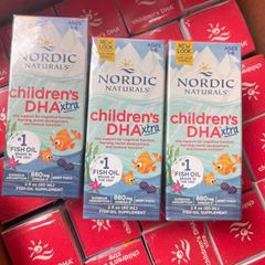 DHA Nordic Naturals Extra X3 - Dầu Cá Omega-3 Cho Bé 1-6 Tuổi, Phát Triển Não Bộ, Hương Vị Quả Mọng Dễ Uống