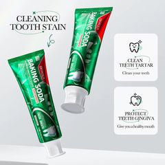 Kem Đánh Răng Làm Trắng Răng Bạc Hà 100g - Loại Bỏ Cao Răng, Tẩy Ố Vàng, Không Chứa Florua, Hơi Thở Thơm Mát