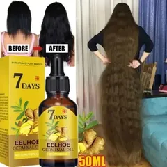 Tinh Chất Gừng Tươi Dưỡng Tóc - Hỗ Trợ Kích Thích Mọc Tóc, Tóc Khỏe Mạnh Sau 7 Ngày - Giải Pháp Cho Tóc Hư Tổn