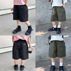 Quần Short Đa Năng Cotton Nhăn Mỏng Mát Nhanh Khô Cho Bé Trai Bé Gái - Phong Cách Hàn Quốc Thoải Mái Mùa Hè